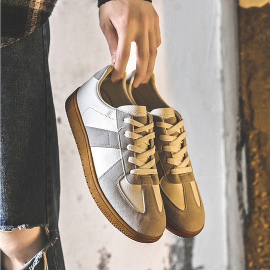 Dame Sneakers Retro Stil Komfortabel Flad Sål 5