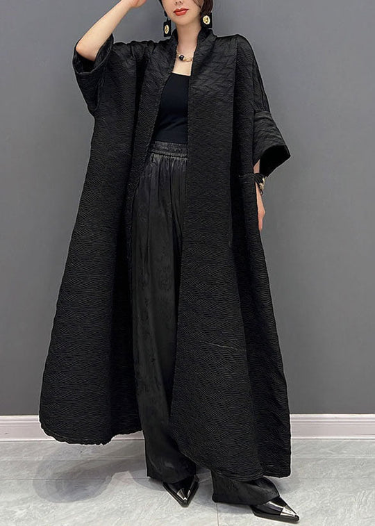 Dame Trench Coat med Overdimensionerede Lommer 1