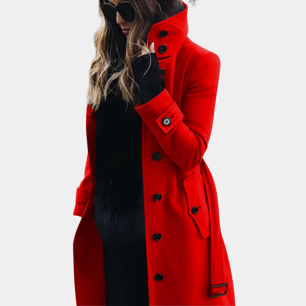 Dame Trenchcoat i Stilfuldt Design 1