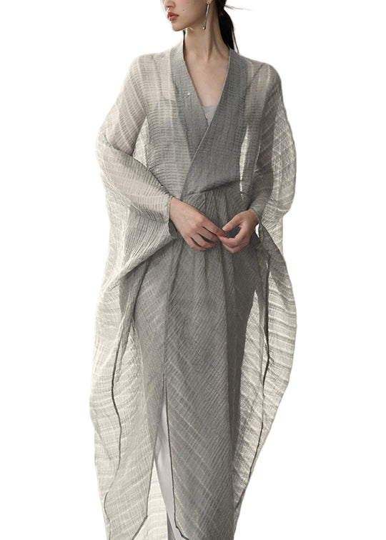 Dame V-hals Patchworkkjole Sæt 0