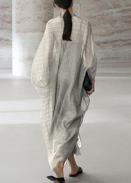 Dame V-hals Patchworkkjole Sæt 3