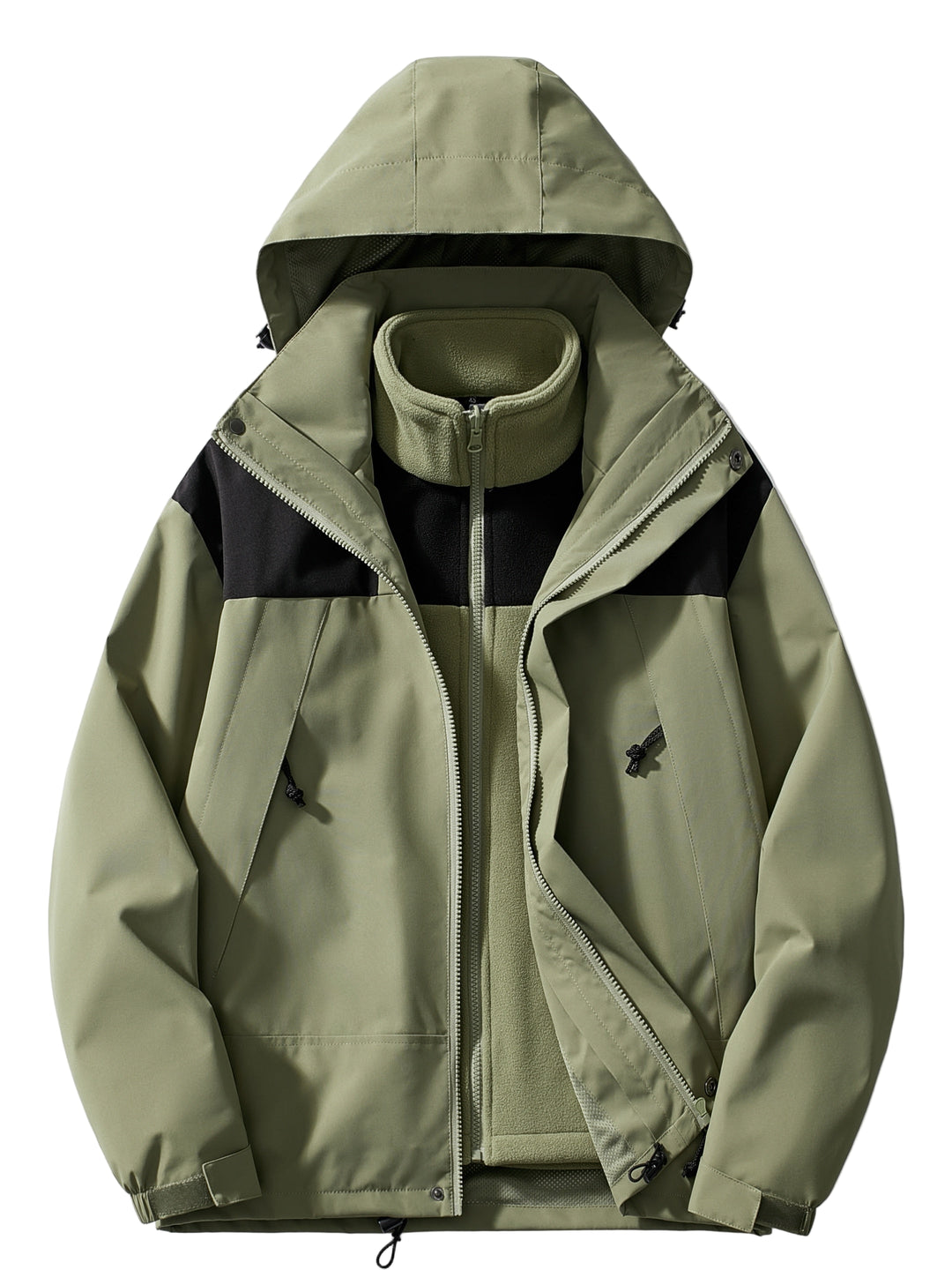 Dame Vinterfrakke Dobbeltlags Med Hætte - Alsidig, Komfortabel & Stilfuld 0