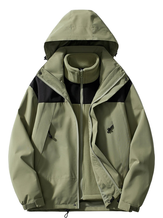 Dame Vinterfrakke Dobbeltlags Med Hætte - Alsidig, Komfortabel & Stilfuld 0