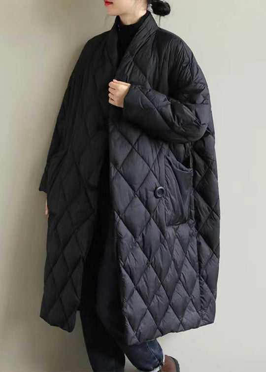 Dame Vinterjakke med Ståkrave og Store Lommer 1