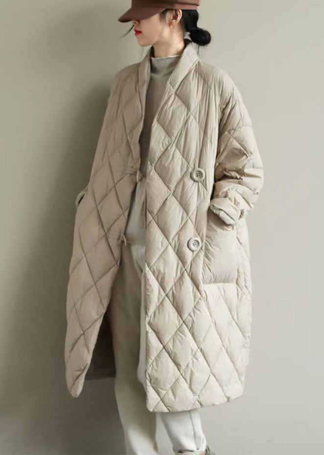 Dame Vinterjakke med Ståkrave og Store Lommer 3