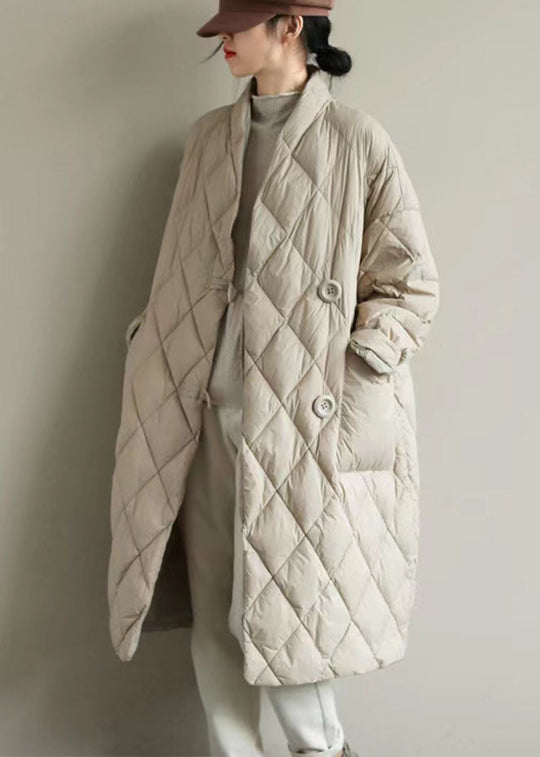 Dame Vinterjakke med Ståkrave og Store Lommer 3