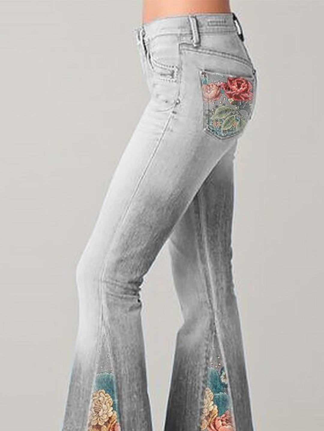 Damejeans med Blussede Ben 5