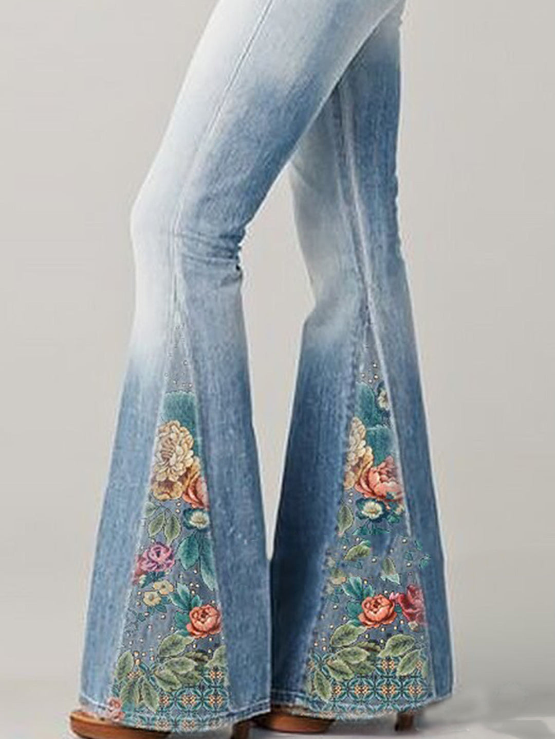 Damejeans med Blussede Ben 6