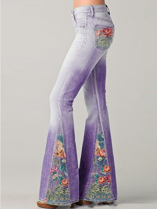 Damejeans med Blussede Ben 8