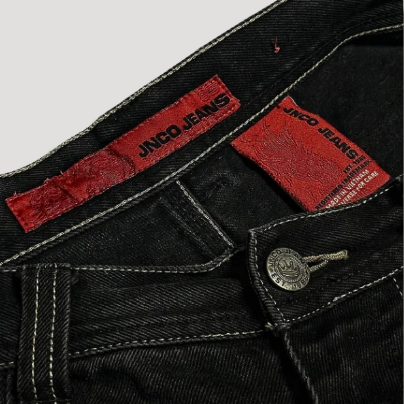 Damer Baggy Jeans Høj Talje 2