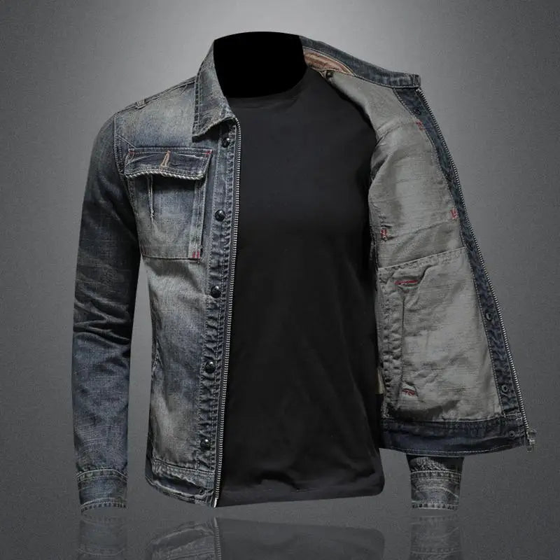 Damer Denim Jakke Retro Stil 2