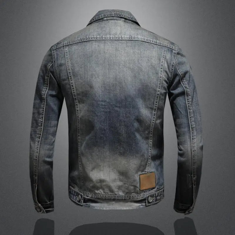 Damer Denim Jakke Retro Stil 3