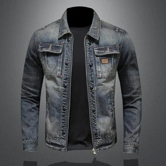 Damer Denim Jakke Retro Stil 5