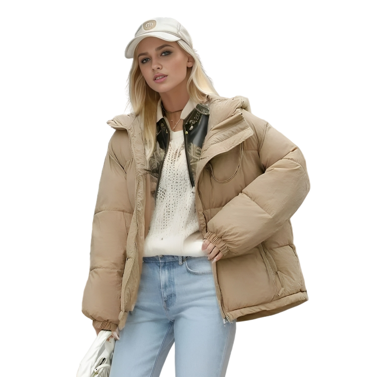 Damer Hættejakke Fleece Stilfuld 0