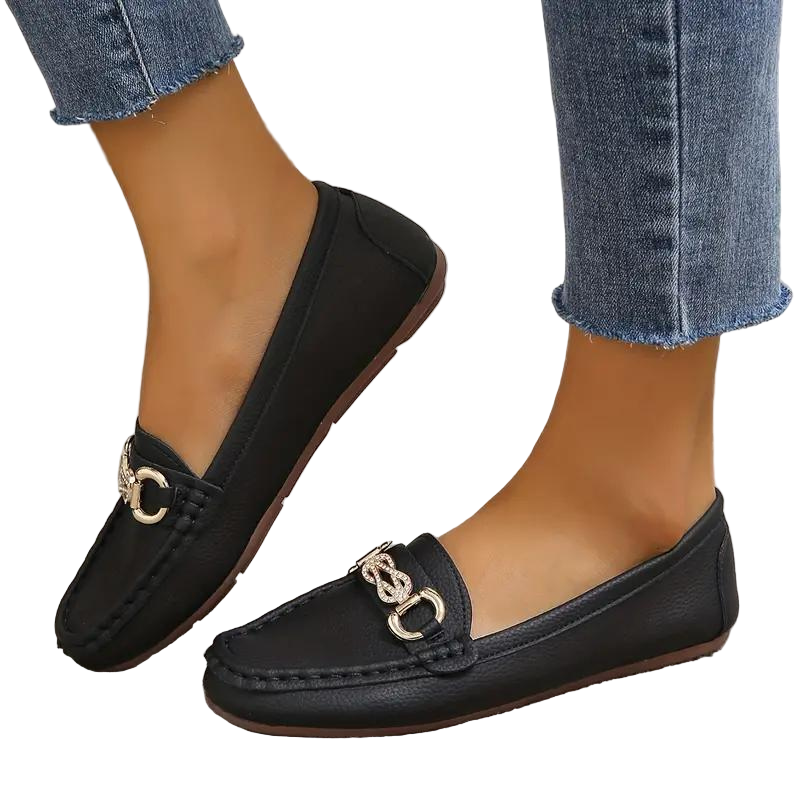 Damernes Loafers Slip-On Læder 0