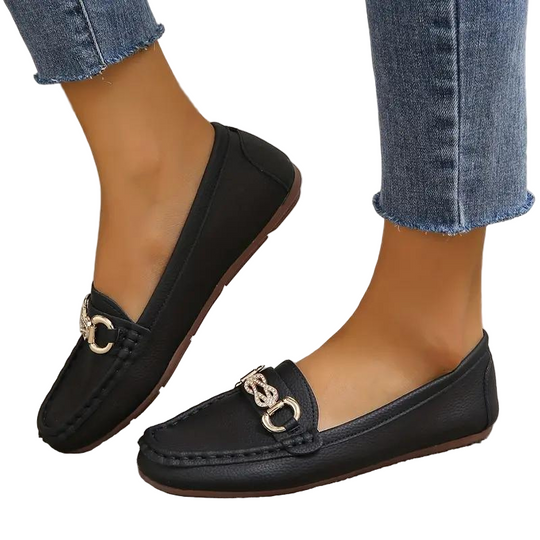 Damernes Loafers Slip-On Læder 0