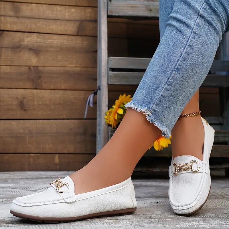 Damernes Loafers Slip-On Læder 1