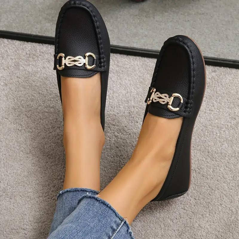 Damernes Loafers Slip-On Læder 5