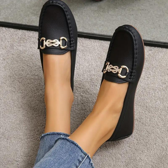 Damernes Loafers Slip-On Læder 5