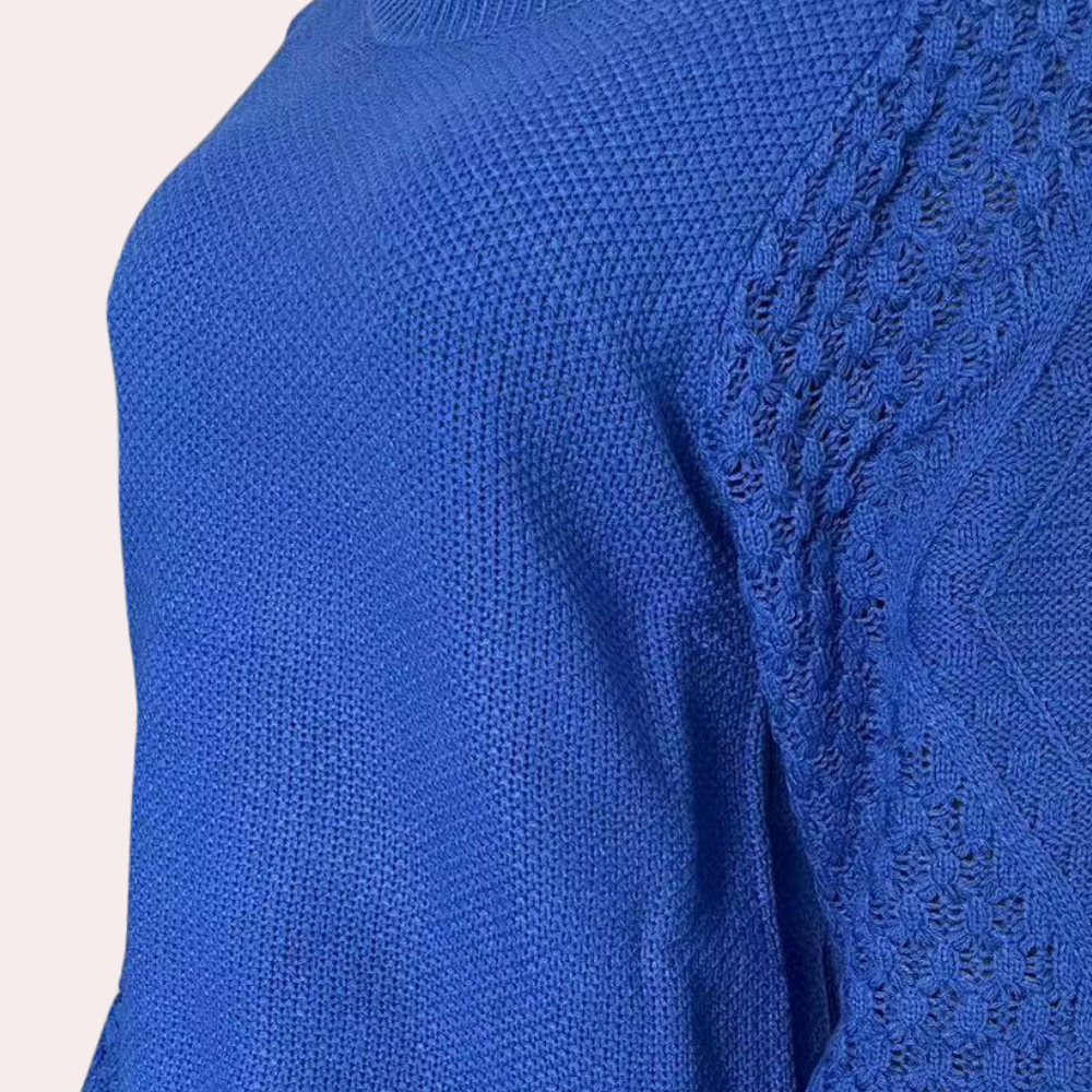 Dametrøje Uld Strik Klassisk Stil 2