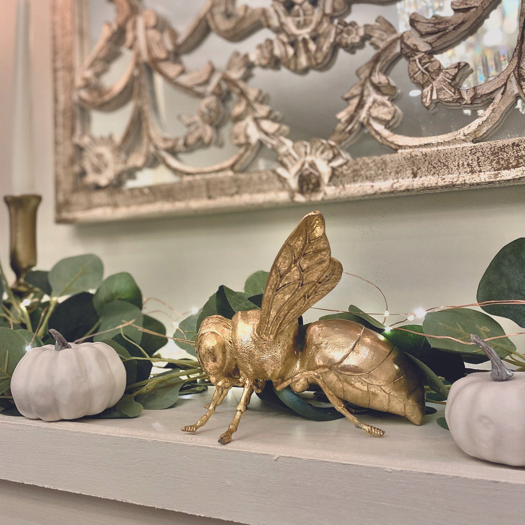 Dekorativ Bi Figur i Guld 5