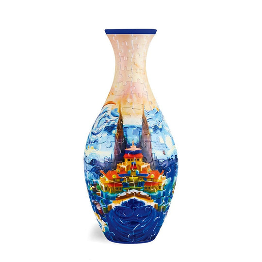 Dekorativ Blomstervase 3D Puslespil til Kreativ Indretning 11