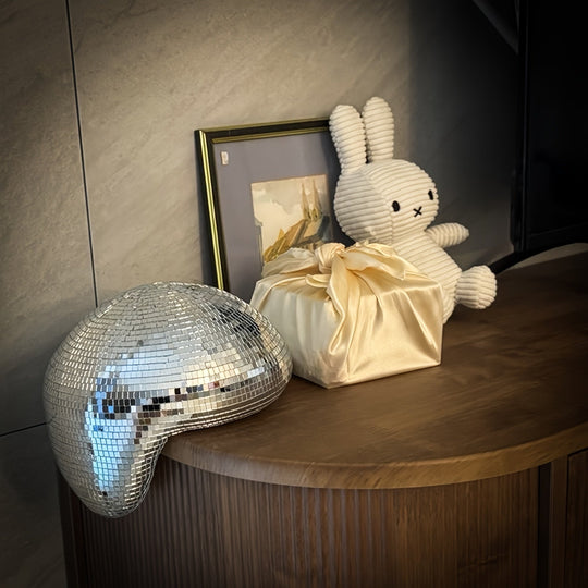 Dekorativ Diskokugleskulptur til Hjemmet Med Smeltende Design 7