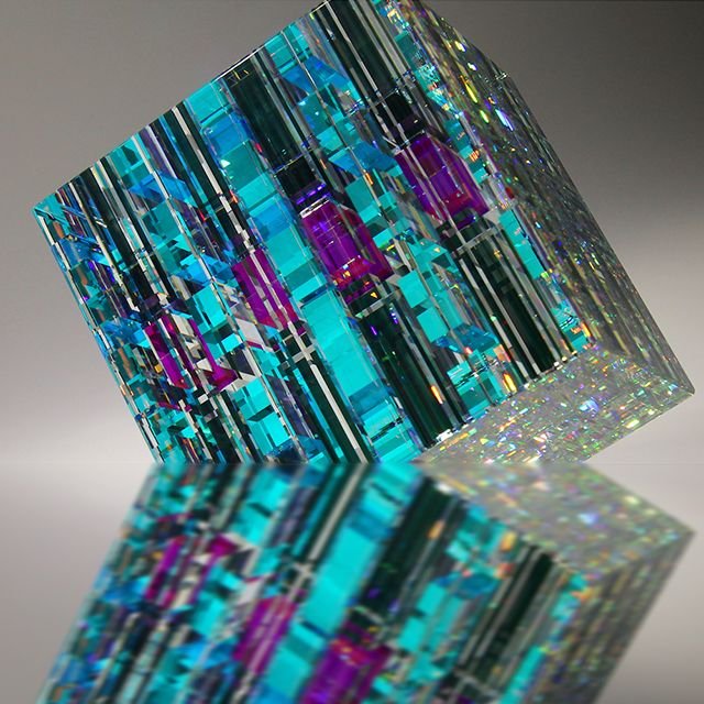 Dekorativ Fantasy Magic Cube Ornament 4