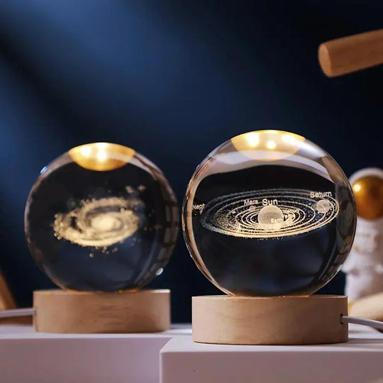 Dekorativ Lampe med 3D Gravering til Hjemmet 1