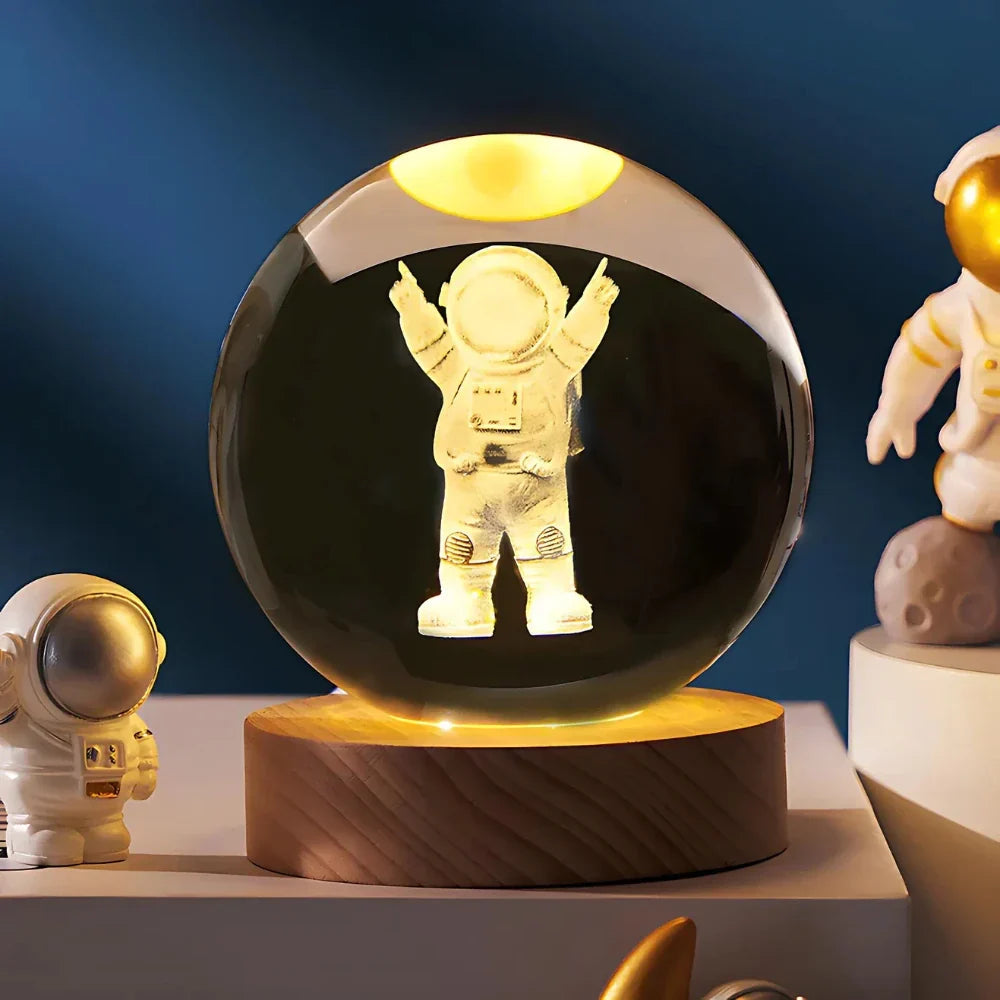 Dekorativ Lampe med 3D Gravering til Hjemmet 4