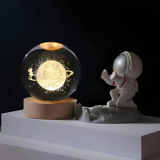 Dekorativ Lampe med 3D Gravering til Hjemmet 8