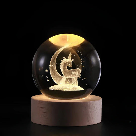 Dekorativ Lampe med 3D Gravering til Hjemmet 9