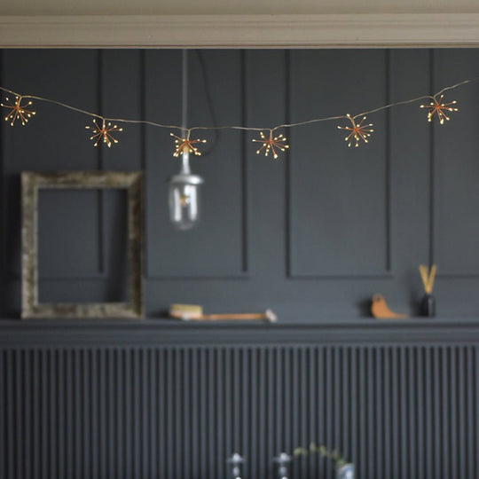 Dekorative Kobberlys Med Justerbare Arme Til Indendørs Og Udendørs Brug 2
