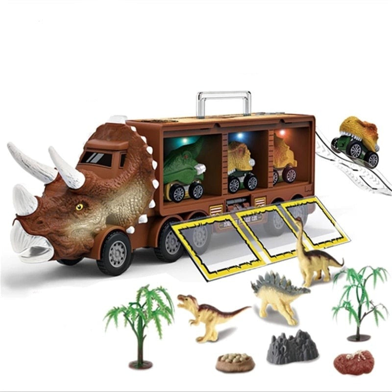 Dinosaurier transport lastbil