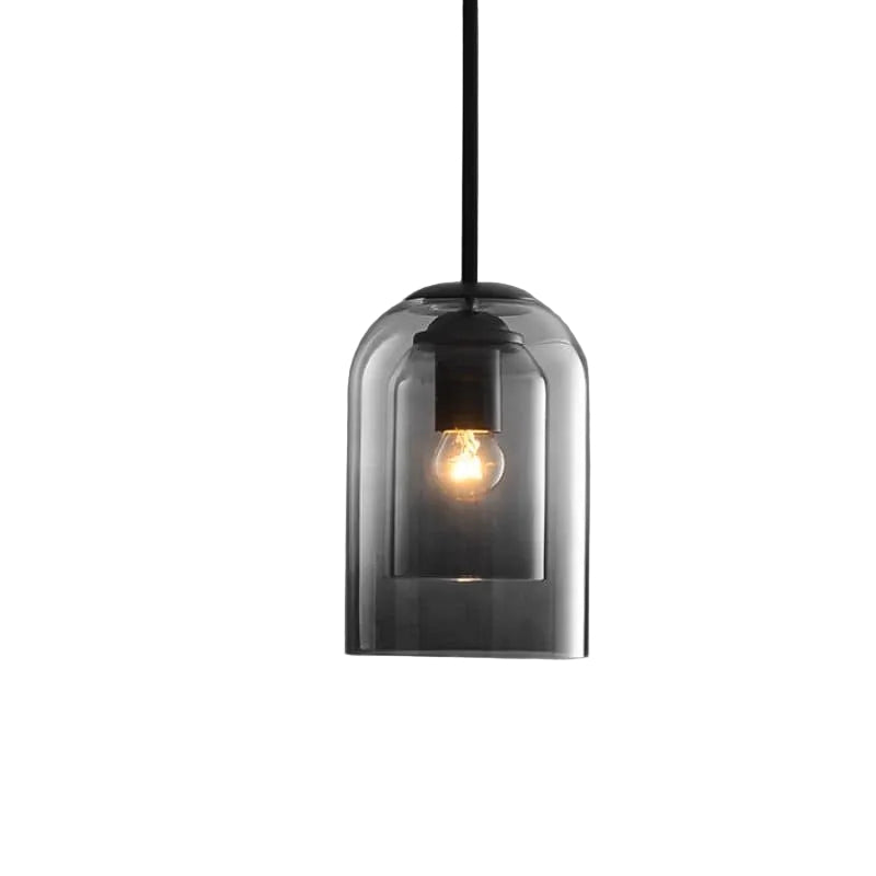 Dobbelt Glas Pendel til Moderne Indretning 0