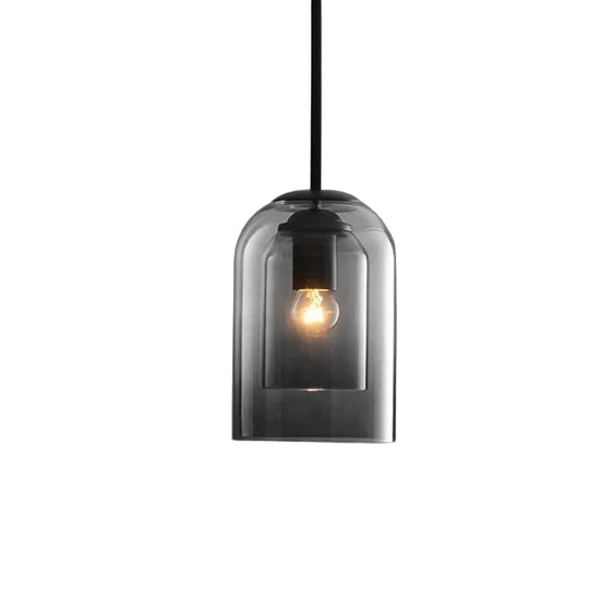 Dobbelt Glas Pendel til Moderne Indretning 0