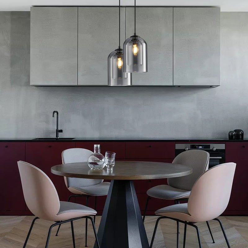 Dobbelt Glas Pendel til Moderne Indretning 6