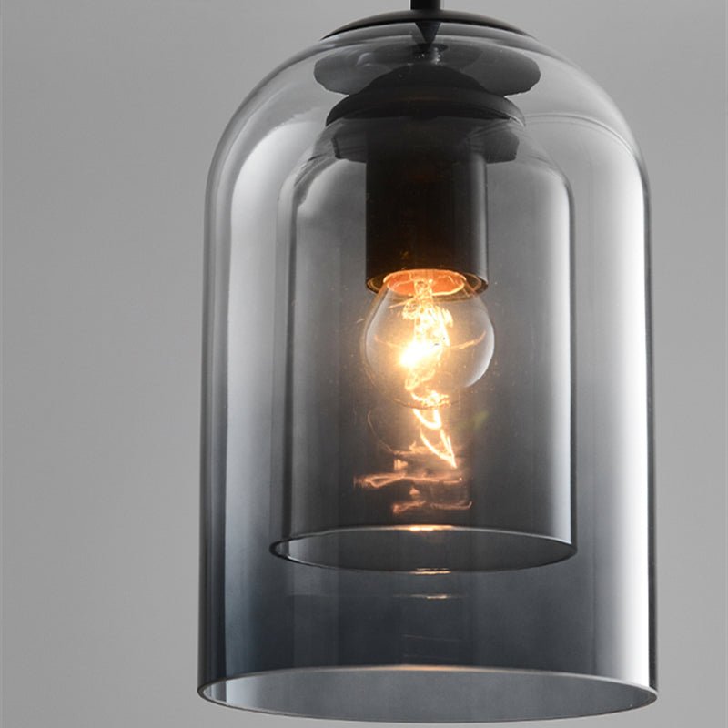 Dobbelt Glas Pendel til Moderne Indretning 7