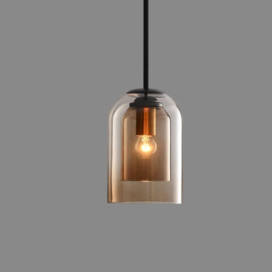 Dobbelt Glas Pendel til Moderne Indretning 9