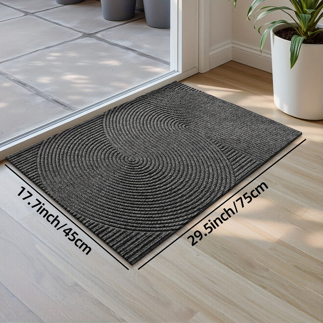 Dørmåtte Indendørs Udendørs Geometrisk Design Skridsikker Lavprofil 6