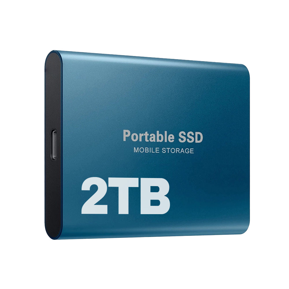 Ekstern SSD 2TB Hurtig USB-C-lagring 2