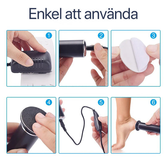 Elektrisk Fodfil til Glatte Fødder 5