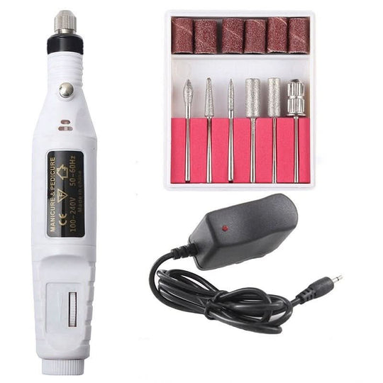 Elektrisk Negleplejesæt 6-i-1 til Manicure og Pedicure 4