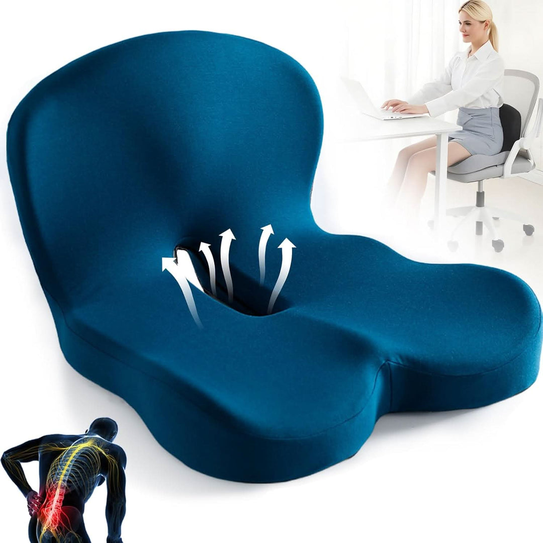 ErgoComfort Pad Sædehynde til Kontor og Bil 0