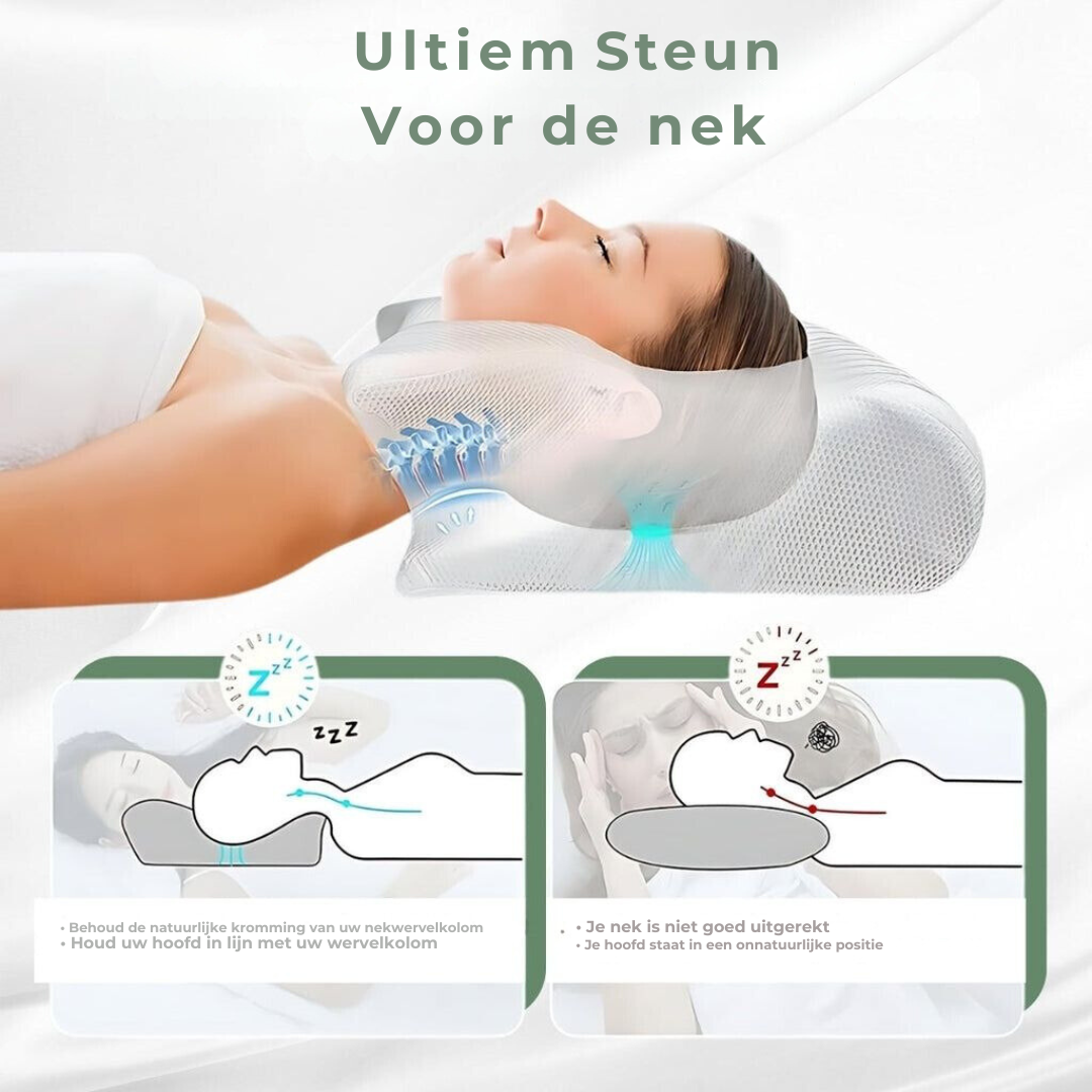 Ergonomisk Nakkepude til Alle Sovestillinger 3