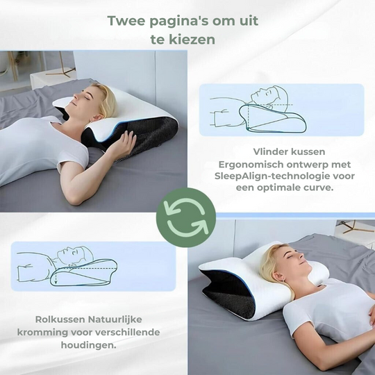 Ergonomisk Nakkepude til Alle Sovestillinger 5