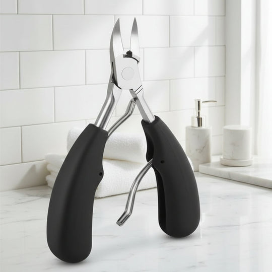 Ergonomisk Tånegleklipper til Tykkede Negle med Skridsikkert Greb 0