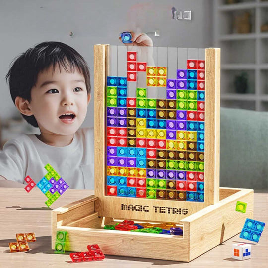 Familievenligt Tetris Puslespil i Bæredygtigt Design 3