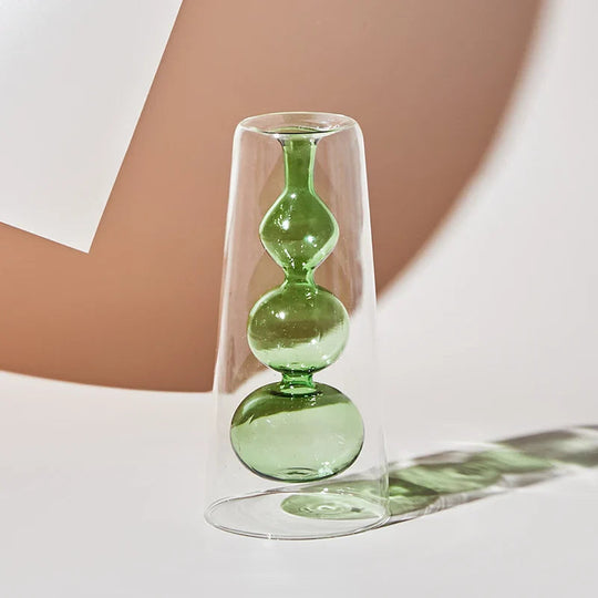 Farverig Glasvase i Skandinavisk Design 11