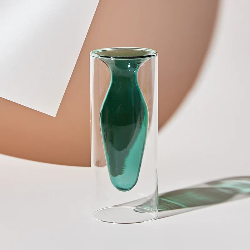 Farverig Glasvase i Skandinavisk Design 16